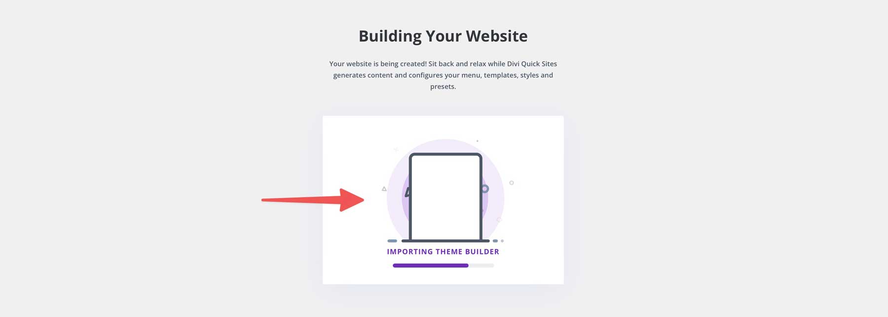 Web Design starter site for Divi